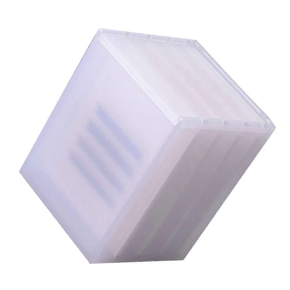 Eyelash Storage Box for False Eyelashes Made of Acrylic White Multilayer Large Capacity