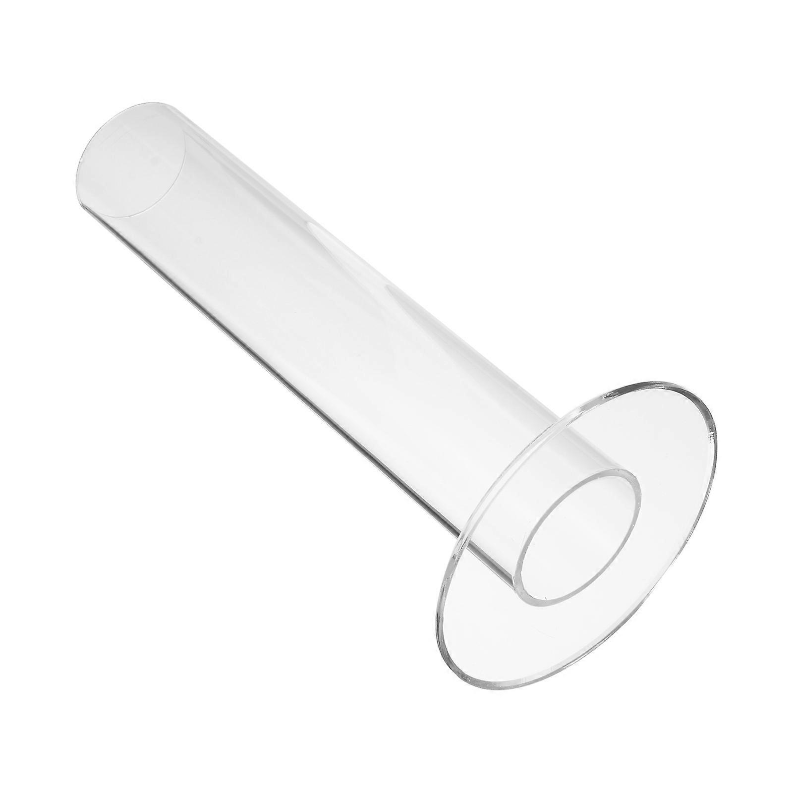 Scrunchies Houder Acryl Haarband Display Stand Transparant Plastic Bloemen Buizen 22X10X4,5CM 1St
