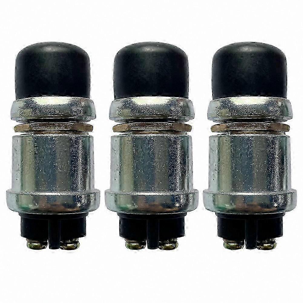 Heavy Duty Momentary Push Button Switch for 12V Engine Start, Horn, and Electrical Equipment Ignition