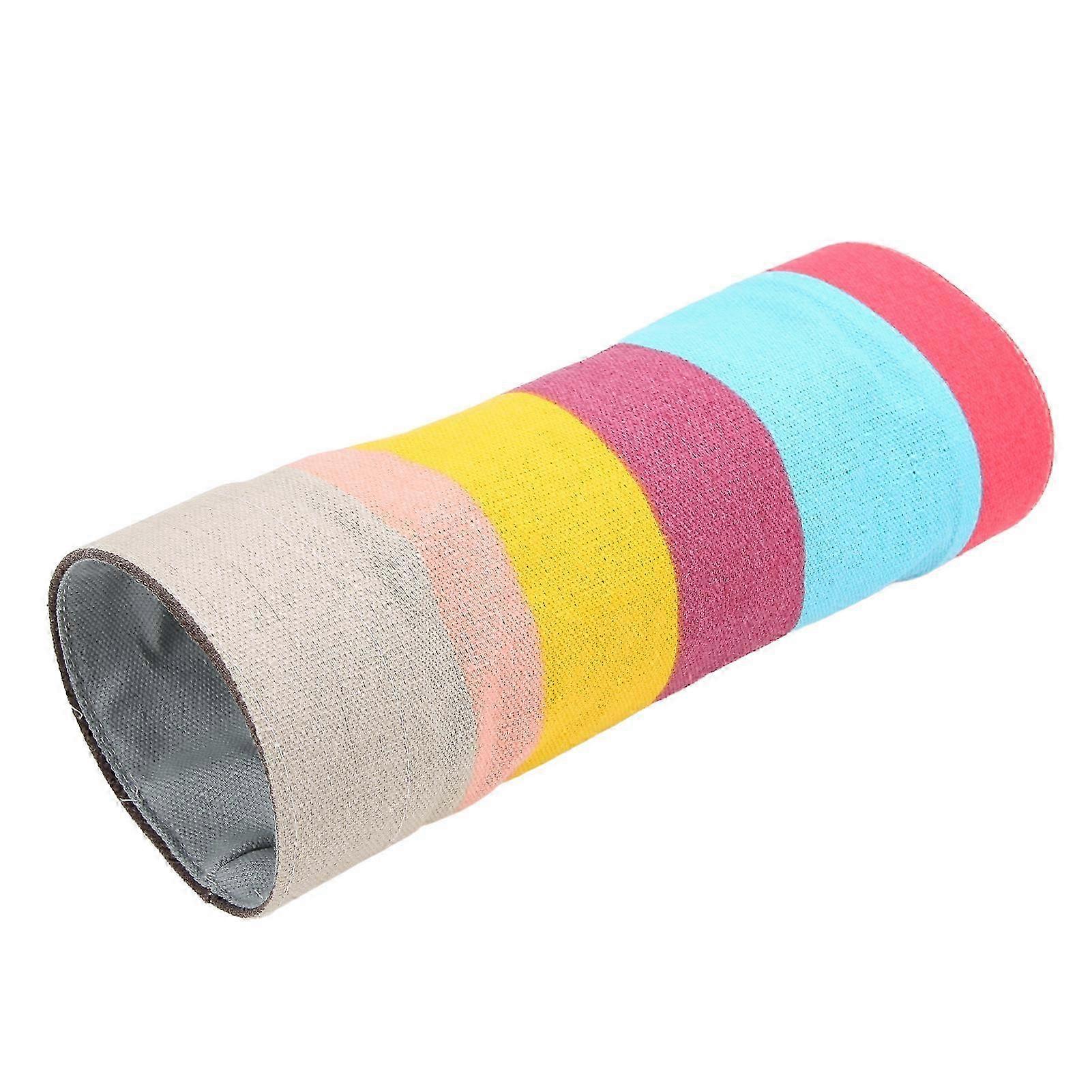 Hamster Tunnel Colourful Cloth Guinea Pig Playing Hideout Tunnels and Tubes for Small Pets(TwoWay ) Edition0722
