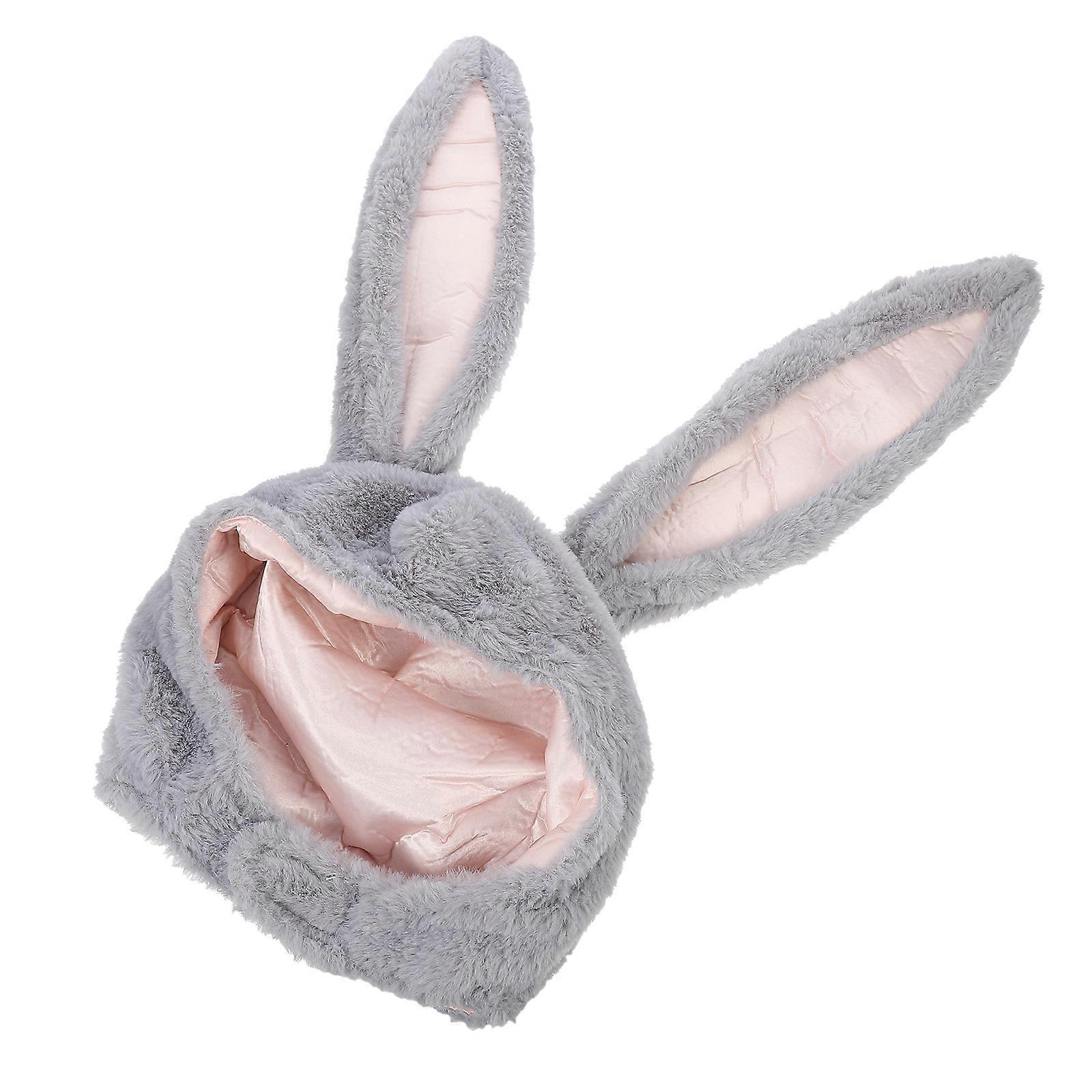 Rabbit Ears Hood for Christmas Cosplay with Plush Material Cap