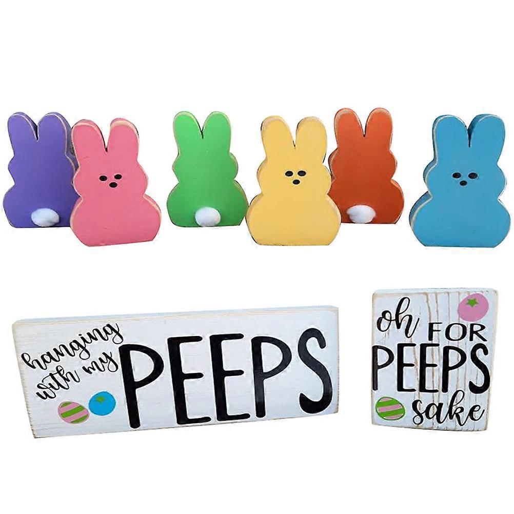 Bunny Shape Easter Theme Spring Home Decor 15.00X10.00X1.00Cm 1 Set