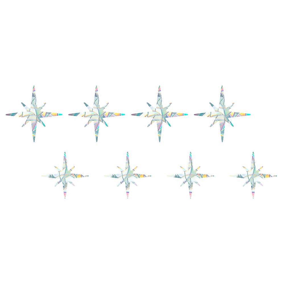 1 Set Decorative Static Cling Bird Window Stickers for Glass Prevents Bird Strikes with Easy Application and Unique Design for Indoor or Outdoor Use