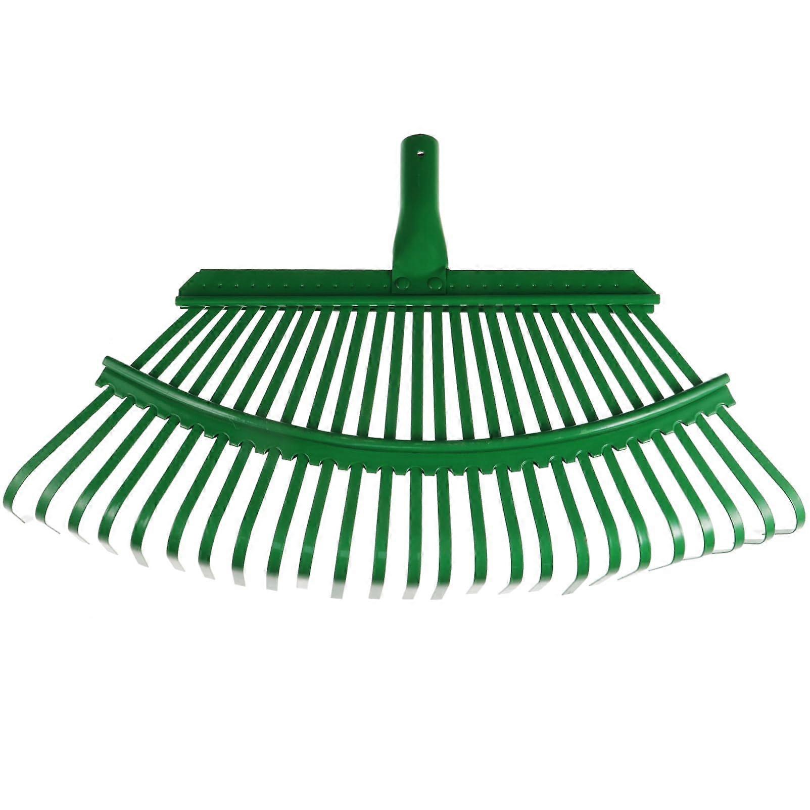 Garden Rake Leaf Rake for Garden Clean-Up, Durable Lightweight Design for Natural and Artificial Grass
