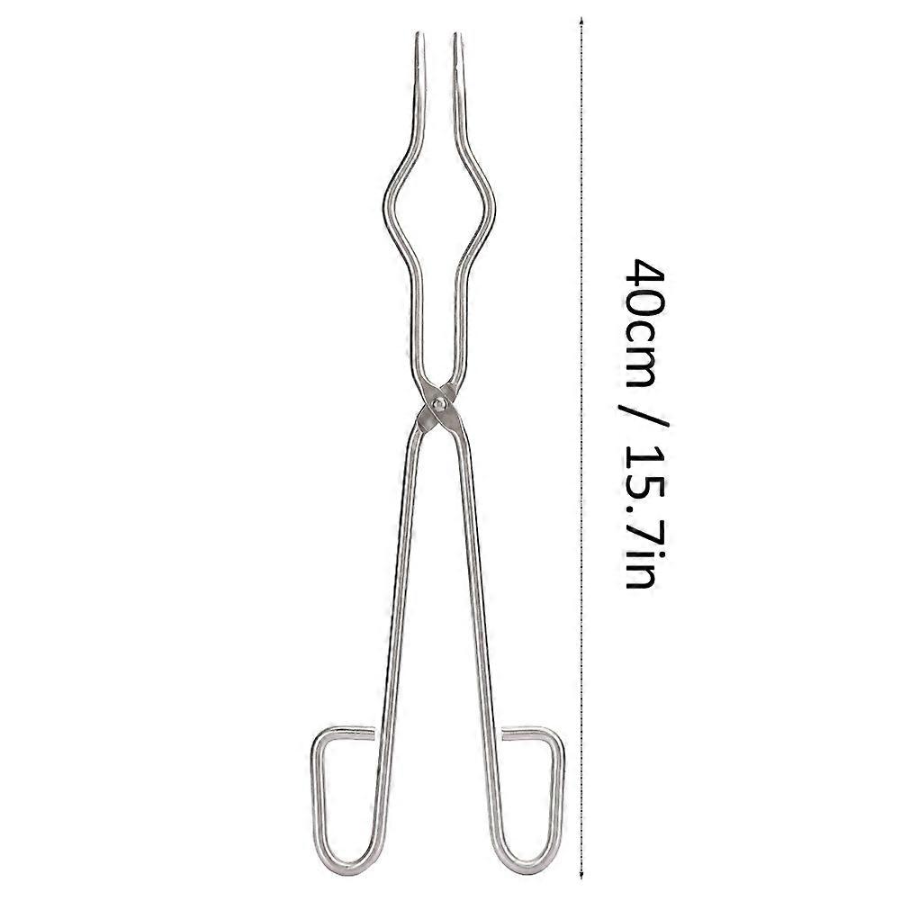 40cm Crucible Tongs Metal Laboratory Supplies Stainless Steel Beaker Holding Clamp
