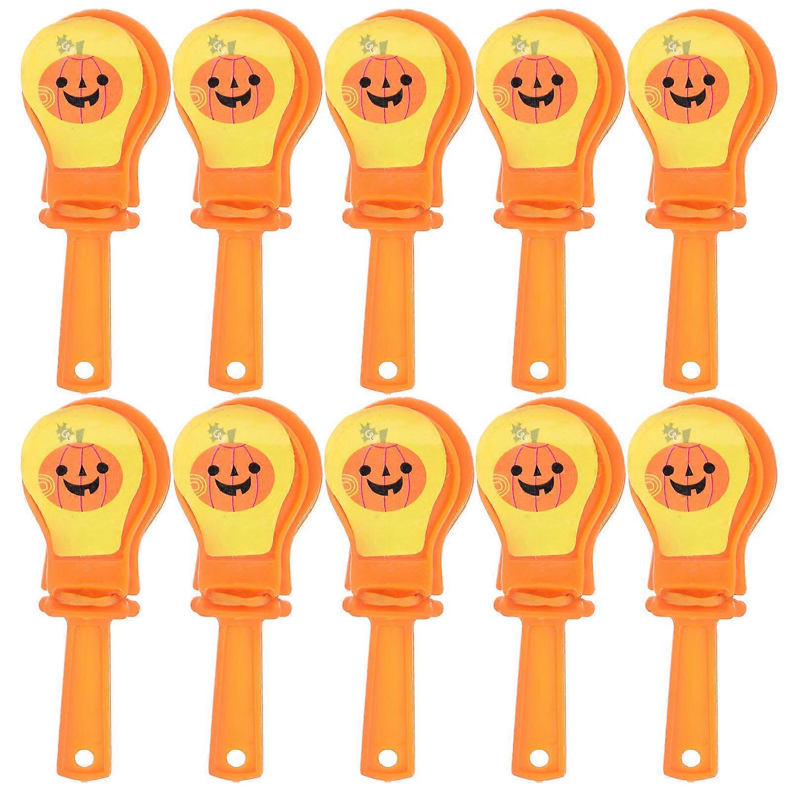 Clapping Noisemakers Halloween Hand Clappers Entertainment Props 2.75X0.79X0.39In For Family Gatherings 10Pcs