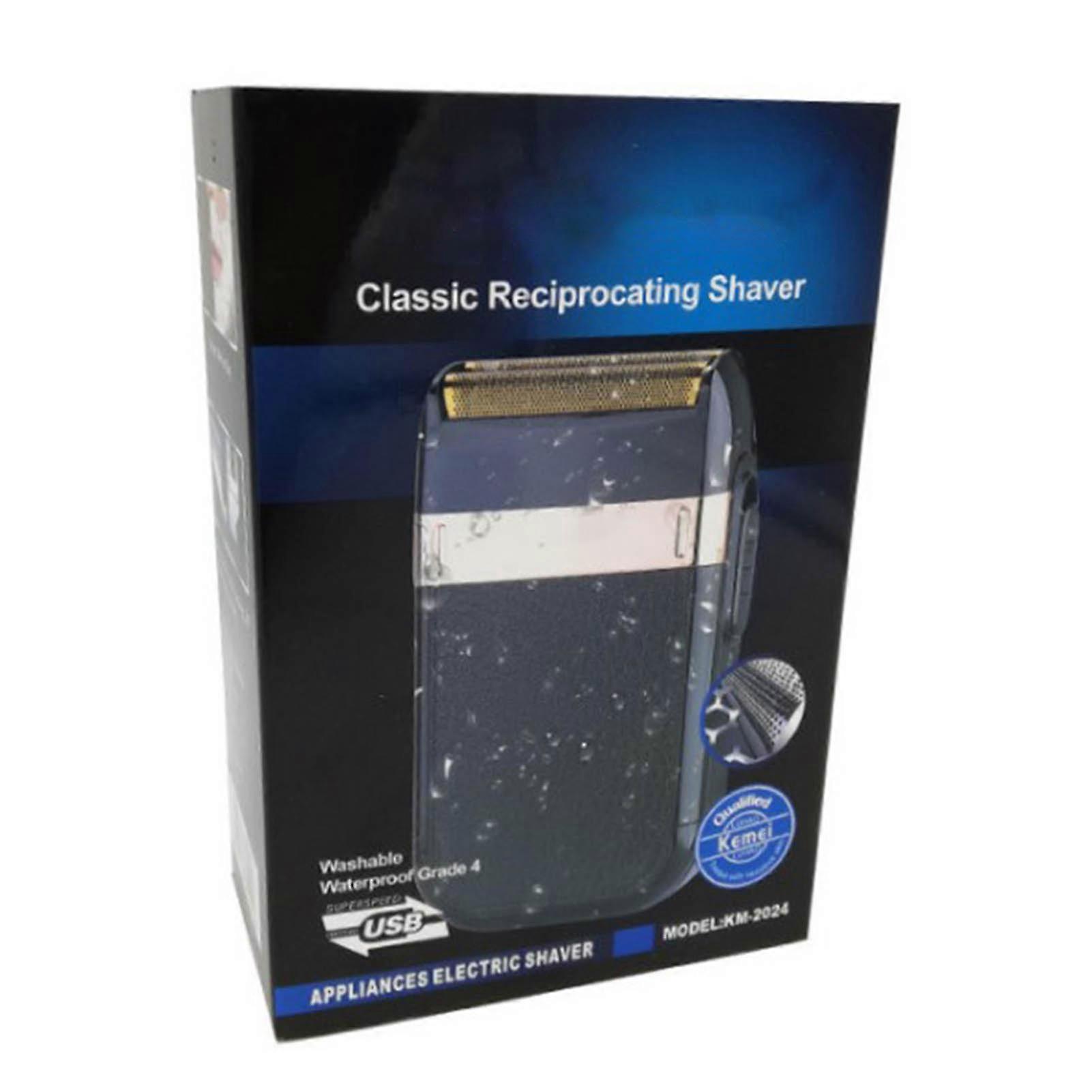 Reciprocating Beard Clipper Electronic Professional Rechargeable Beard Cutting Trimmer for Home 