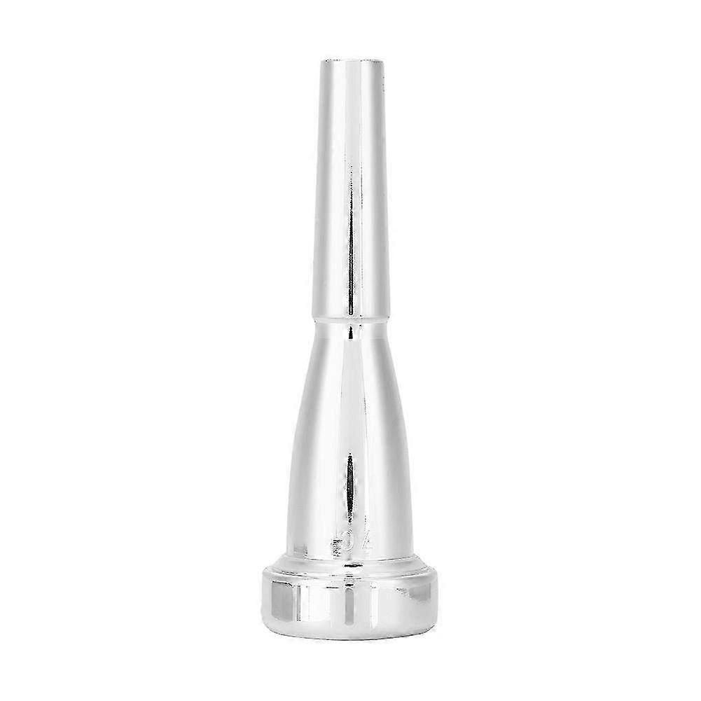 Thick Silver Plated 7C Trumpet Mouthpiece - High-Quality Musical Instrument Accessory for Superior Sound and Performance