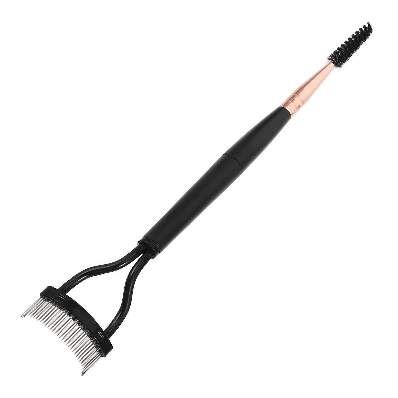 Dual-End Eyebrow Combing And Eyelash Combing Tool For Makeup Enthusiasts With Stainless Steel Materials 1Pack
