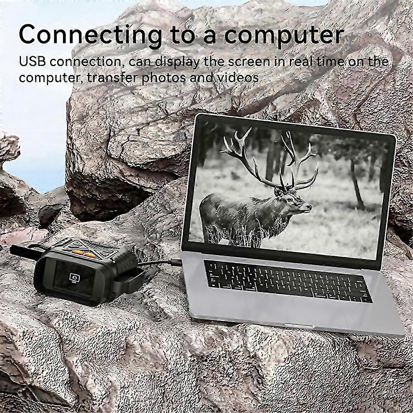 New 4k Low Light Full Color Night Vision Binoculars Large Screen