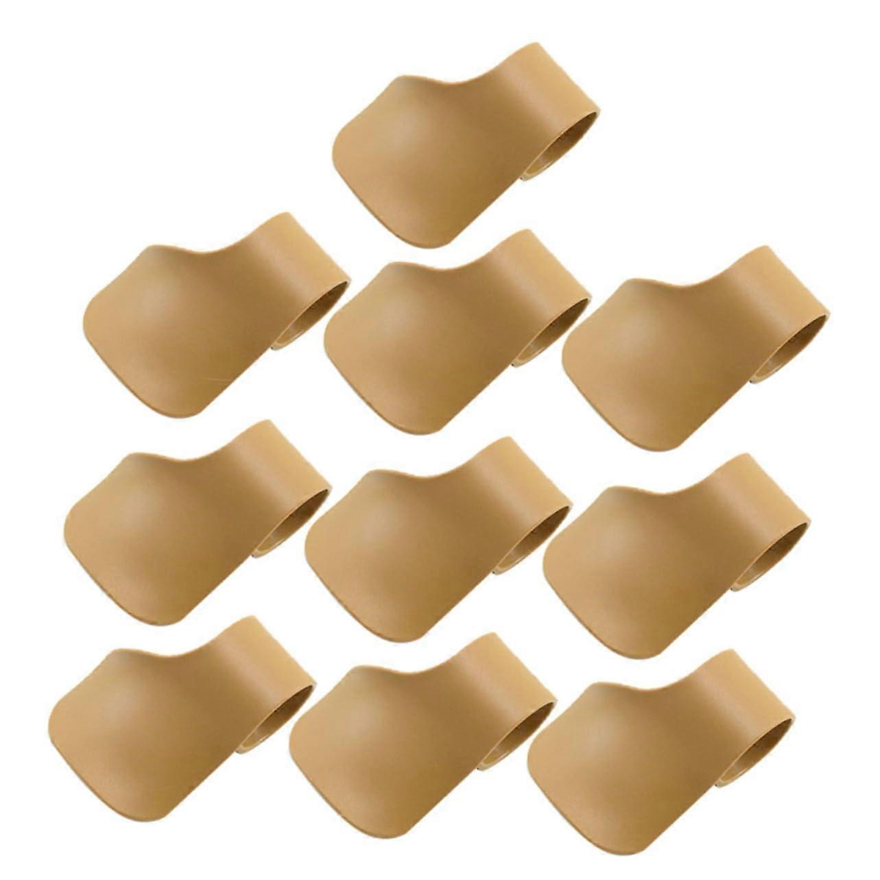 Throttle Card Scooter Accelerator End Booster Handle - Pack of 10 Non-Bicycle Grips for Four Wheel Control, ABS Adhesive