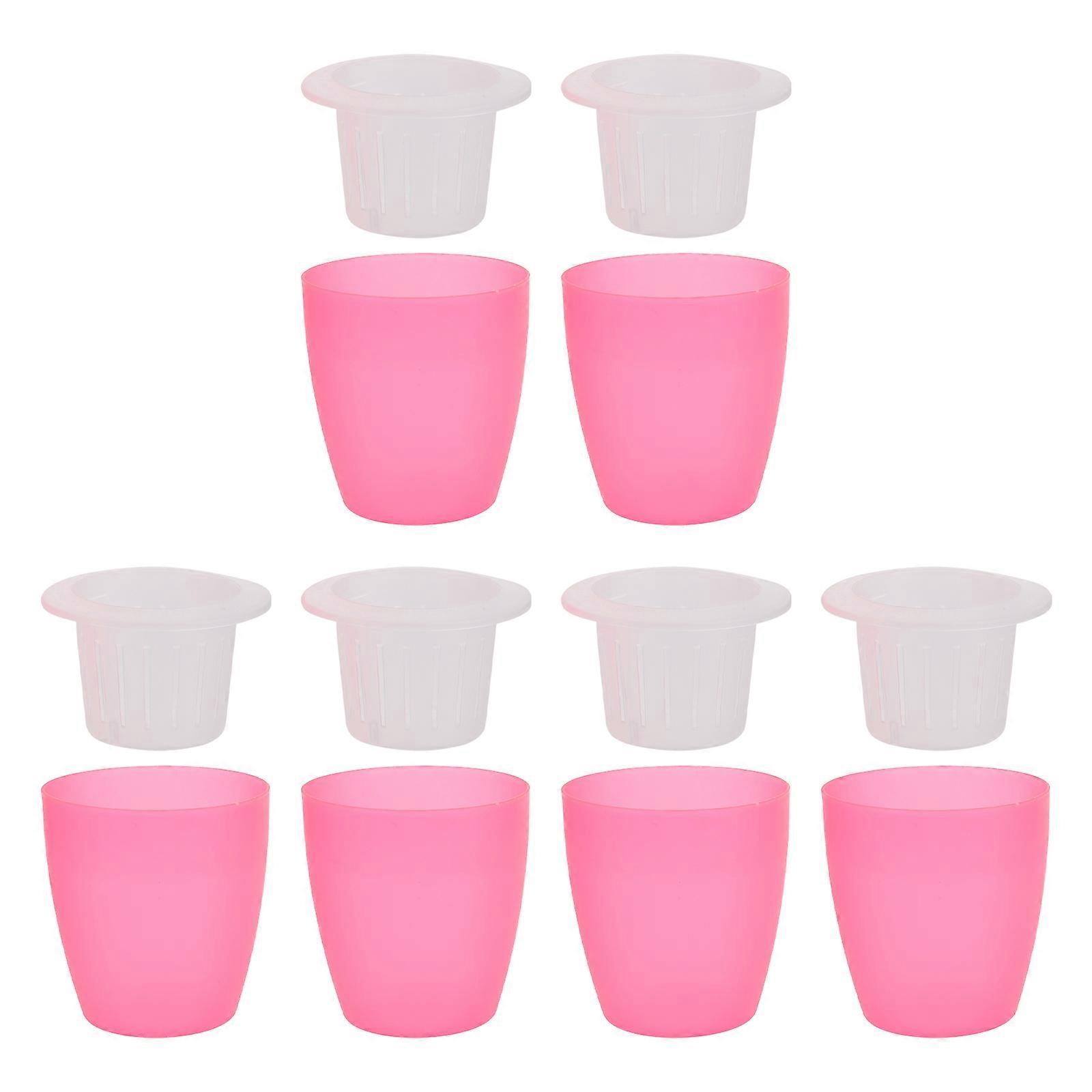 6PCS Automatic Water Absorbing Flower Pots Plant Containers