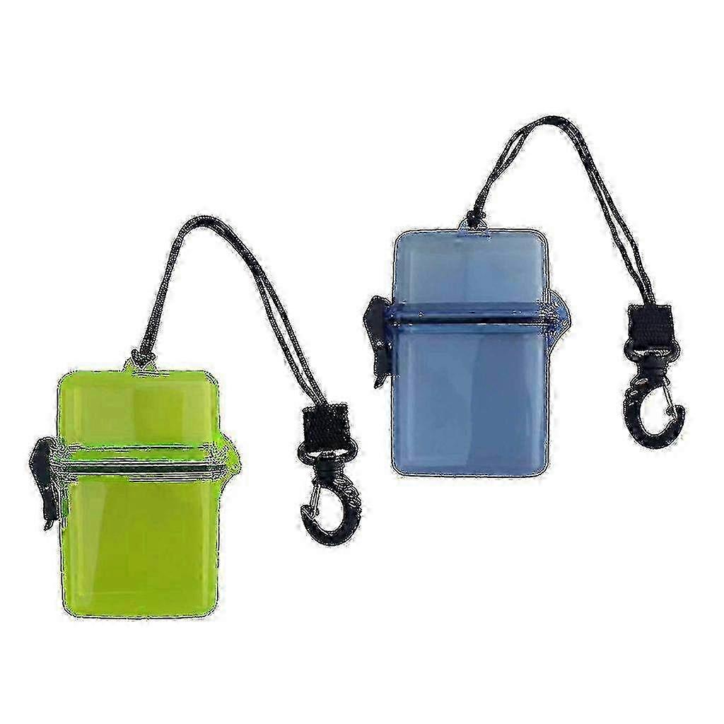 2-Pack صندوق جاف مقاوم للماء للغوص وركوب الأمواج - تخزين آمن للمشابك لحماية الضروريات والعتاد