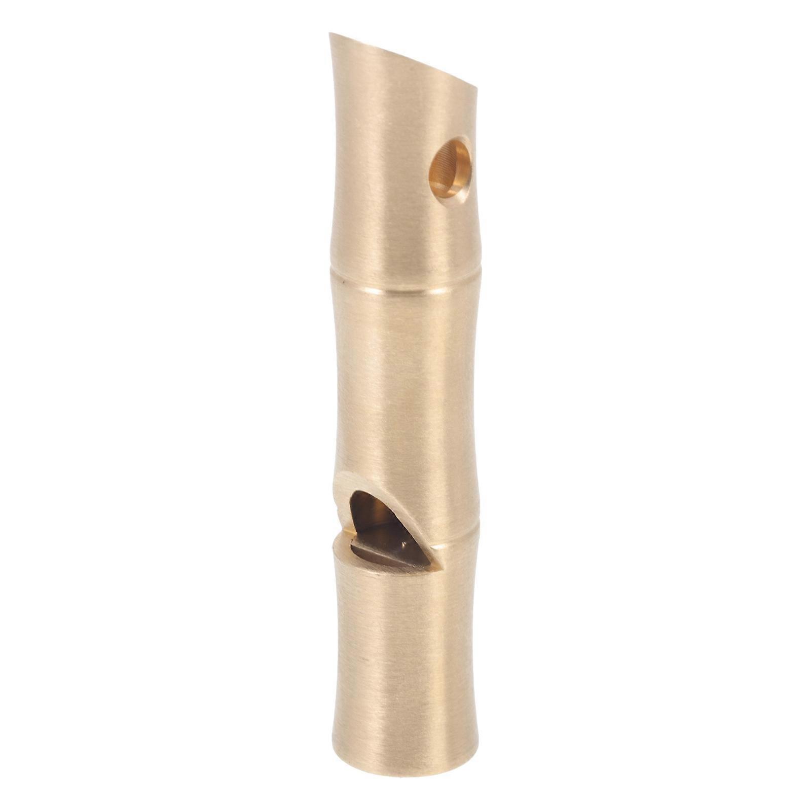 Outdoor Activities Whistle 1PC High Decibel Vintage Brass Whistle For Emergency Situations