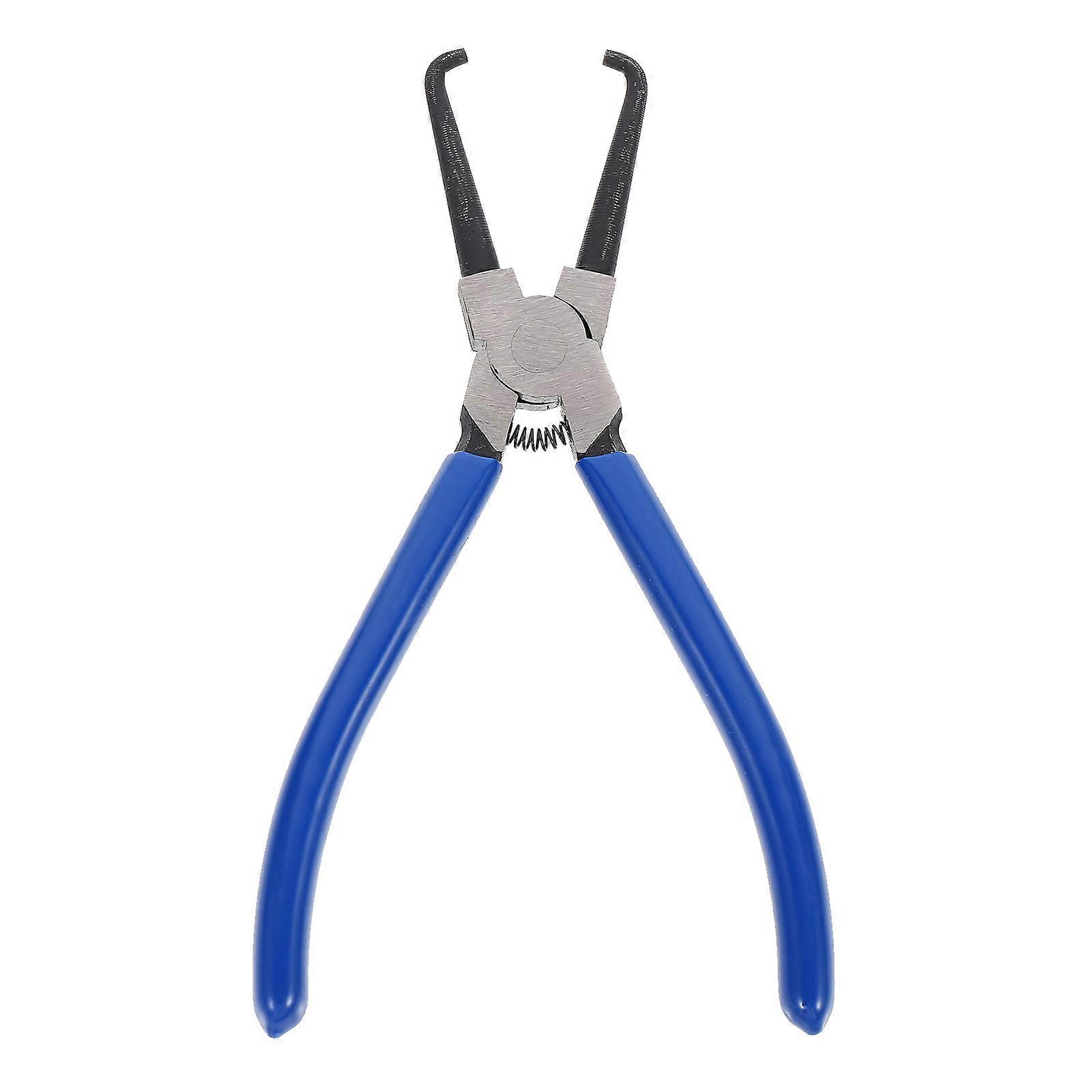 Car Fuel Pipeline Pliers 1Pcs Ideal For Vehicle Maintenance 6.9X3.5X0.4in Comfortable Blue Tool To Remove And Replace Fuel Pipe Connection
