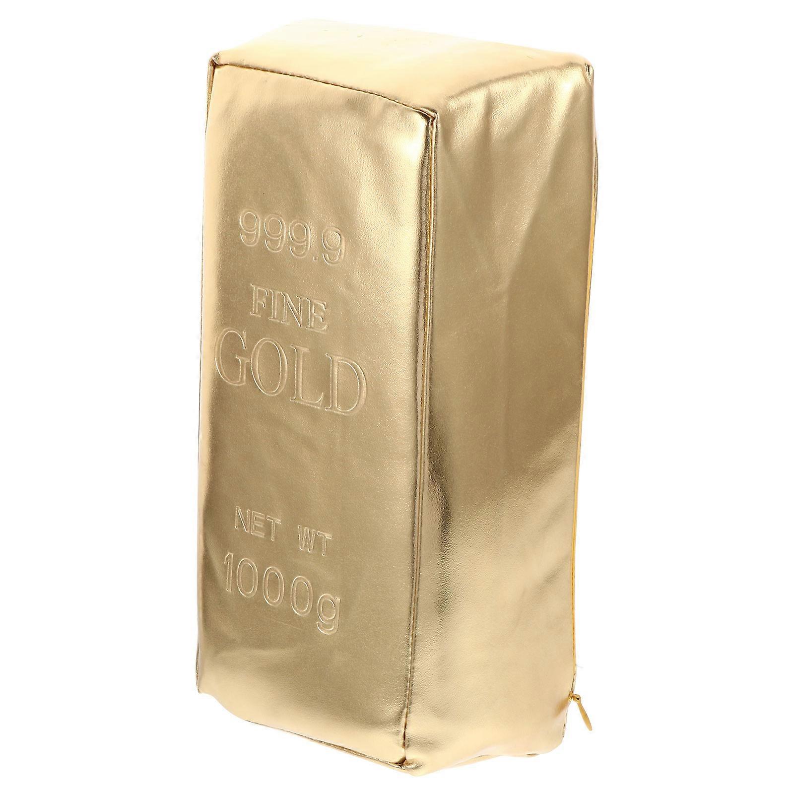 Creative Gold Decorative Pillow Funny Shape Designed For Men And Women Use In Holiday Gift Scenarios 1Pack