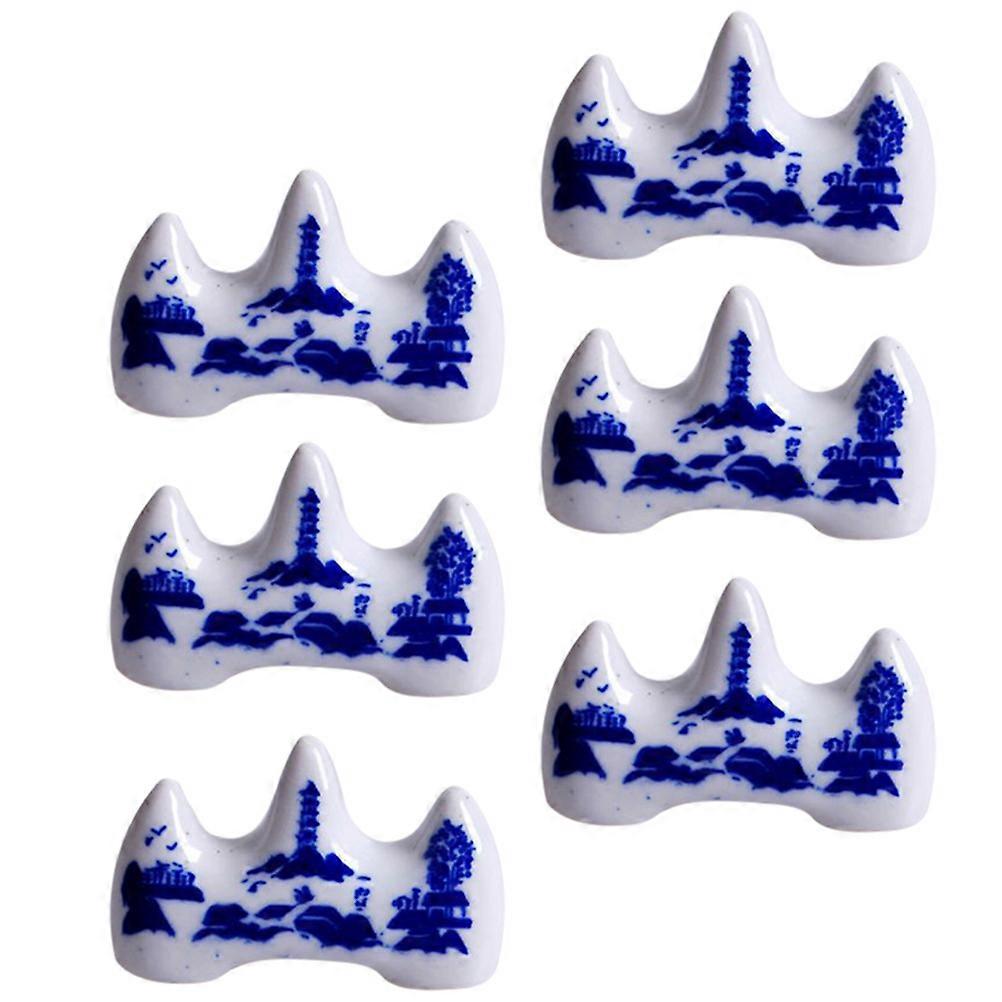 Dragon Shape Brush Pen Rest Storage For Calligraphy Enthusiasts Chinese Style 6 Pcs Multi Purpose