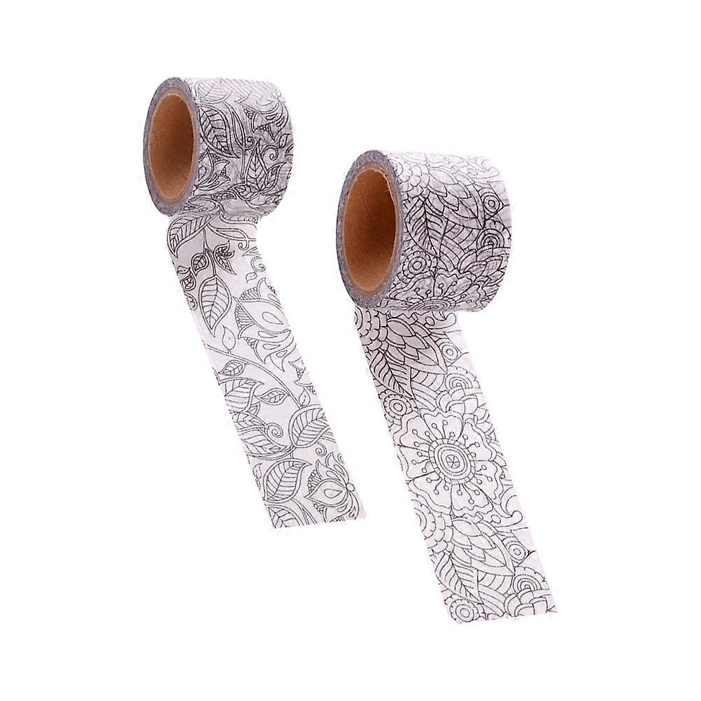 Cute Paper Tapes 4 Pcs Assorted Color For Graffiti And DIY Crafts Art Projects Decorative Adhesive