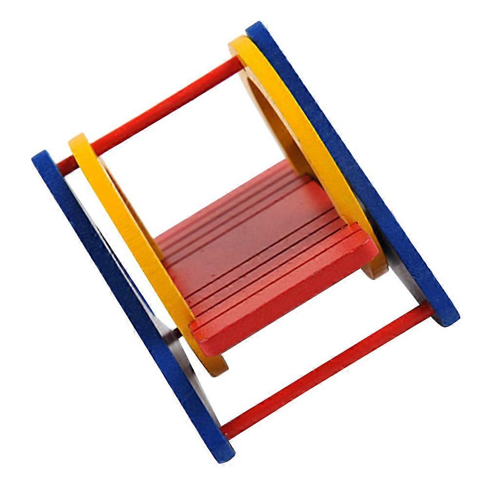 Durable Colorful Hamster Swing – Fun Plaything for Pets, Promotes Chewing and Healthy Teeth, Suitable for Parrots and Hamsters, Random Colors