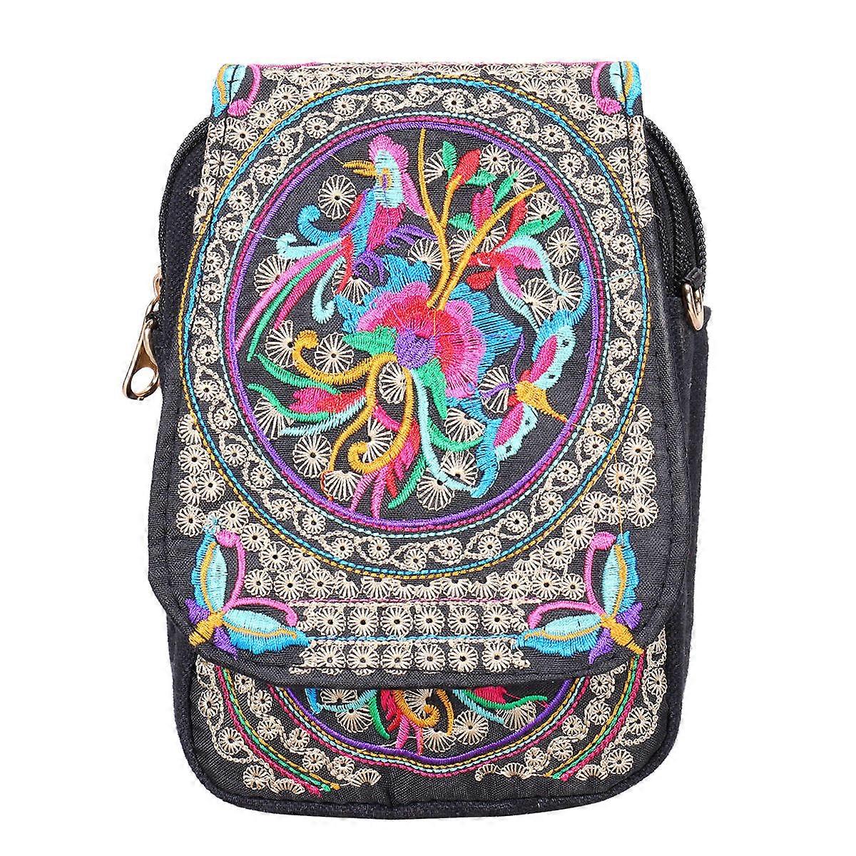 Ethnic Bag Clamshell Shoulder Bags For Girls Ladies 1Pack Multi Storage