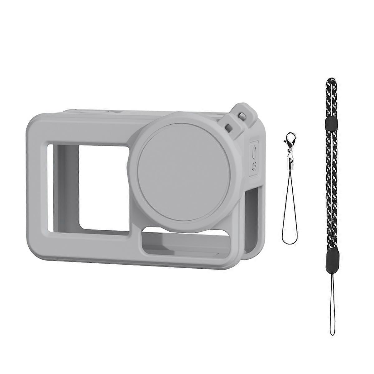 Protective Cover for Action 5 Pro/Action 4/3 Camera Accessories Full Protector Case with Lanyard Scratch-Proof Cap B