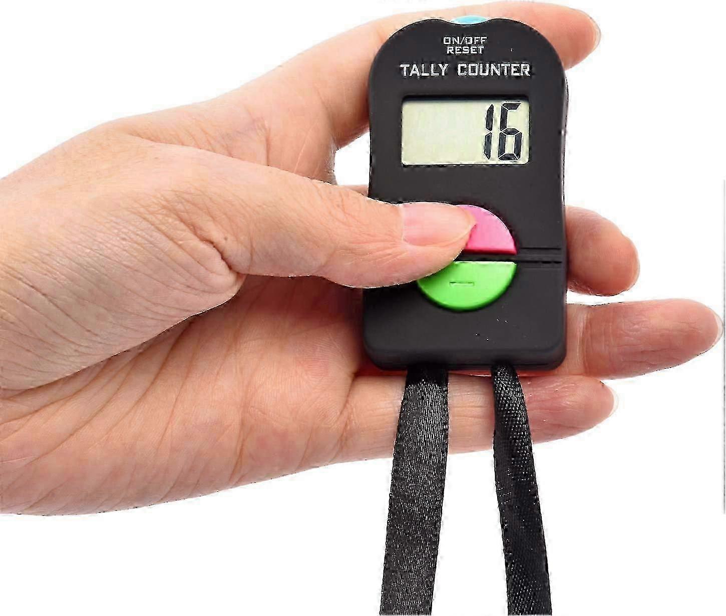 Φορητός ψηφιακός ηλεκτρονικός μετρητής μέτρησης κλικ με κορδόνι, 4 ψηφία, ιδανικός για γκολφ δίσκων, μπέιζμπολ, οδηγούς λεωφορείων, ψάρεμα και κροκόδειλους
