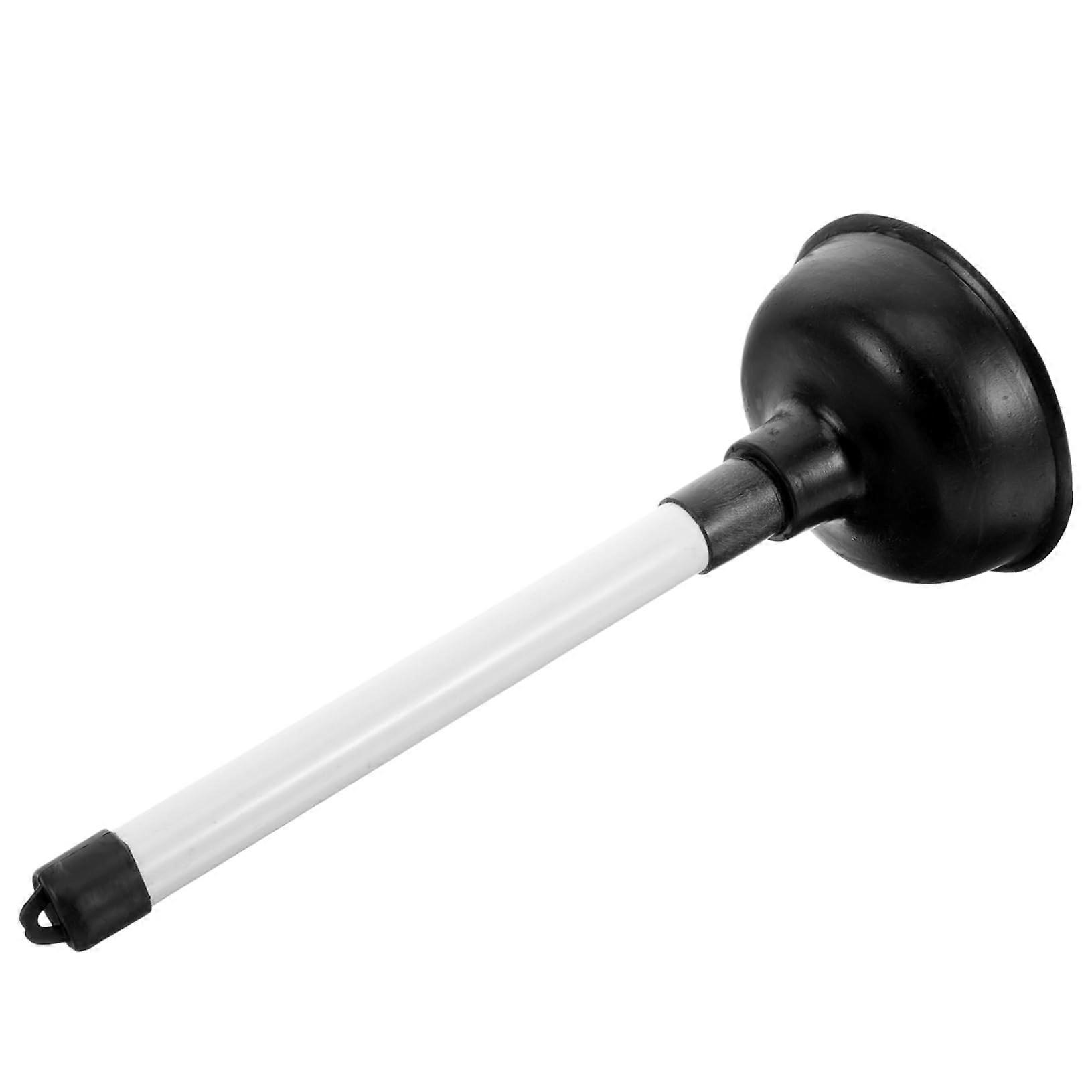 Multifunctional toilet plunger with long handle, portable for quick unclogging