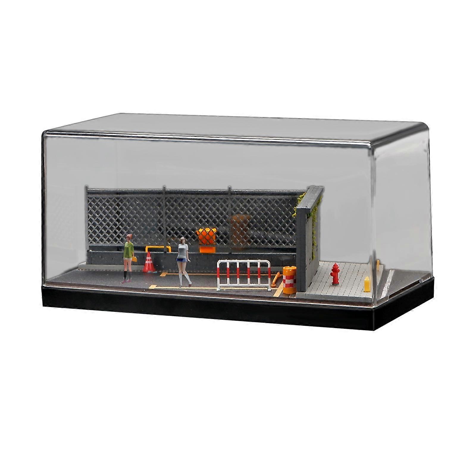 1:64 Scale Diecast Vehicle Model Display Case Container Show Case Home Decor