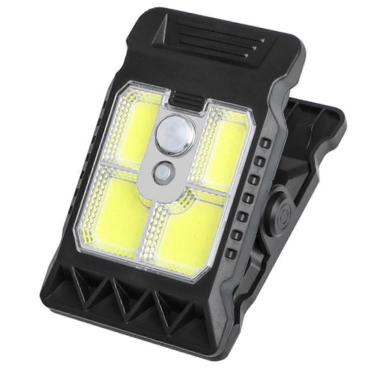 Outdoor Solar Lights Motion Sensor Security Lamp Clip-on for Fence Deck Wall Garage Patio COB Lamp