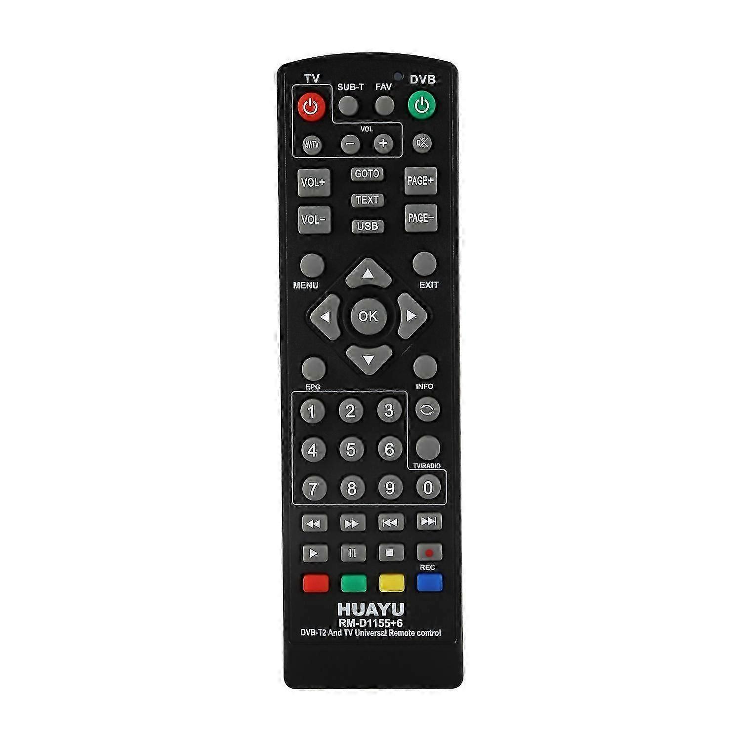 Universal Tv Remote Control Controller Dvb-T2 Remote -D1155 Sat Satellite Receiver