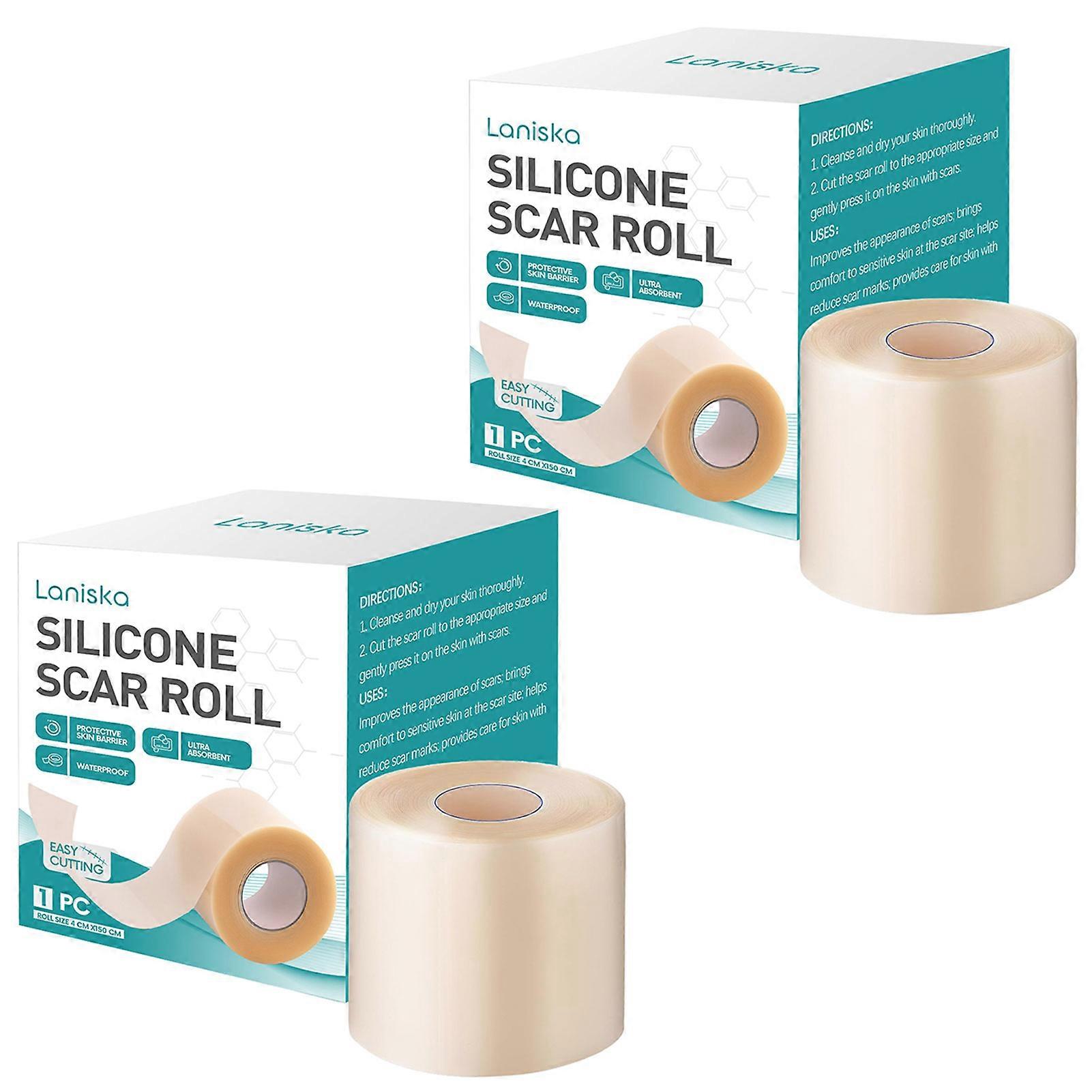 Hydrocolloid Roll for Wound Care, Hydrocolloid Patch Bandages with Self-Adhesive, Waterproof, Highly Absorbent for Burn, Blister, Acne Care
