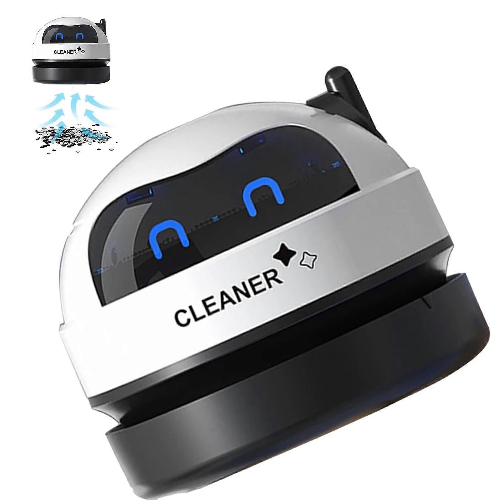 Office Vacuum Cleaner for Desktop Use, Small Black Keyboard Vacuum Cleaner, Energy Efficient Table Dust Remover for Home and School