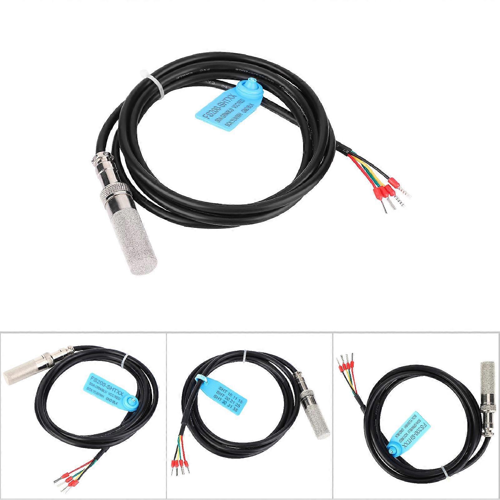 Digital Soil Moisture & Temperature Sensor Probe SHT31, 150cm Cable
