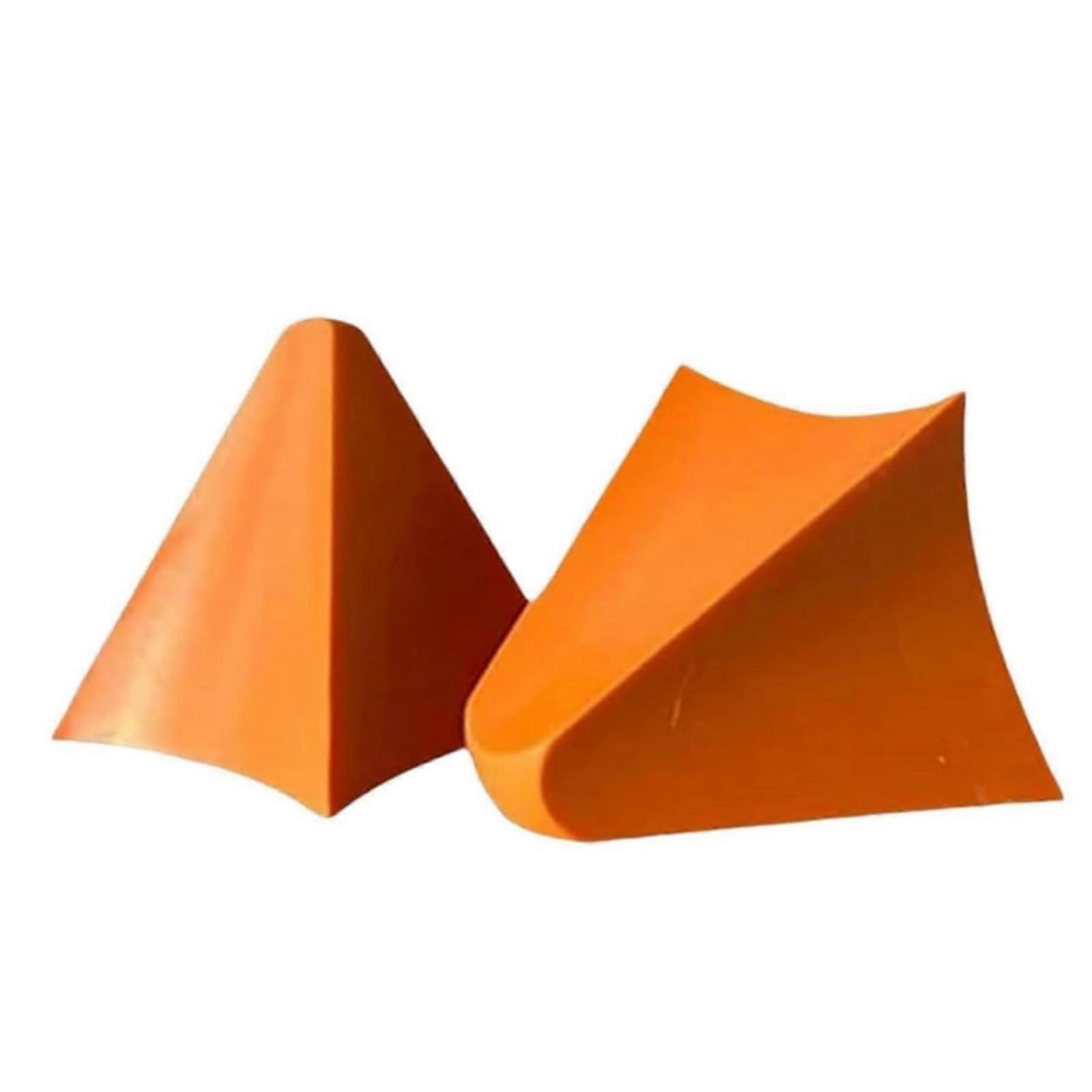 Silicone Seam Tools 2-Pack Portable Reusable Caulking Tool Orange Caulk Applicator Sealant Finishing Tool Kitchen & Bath