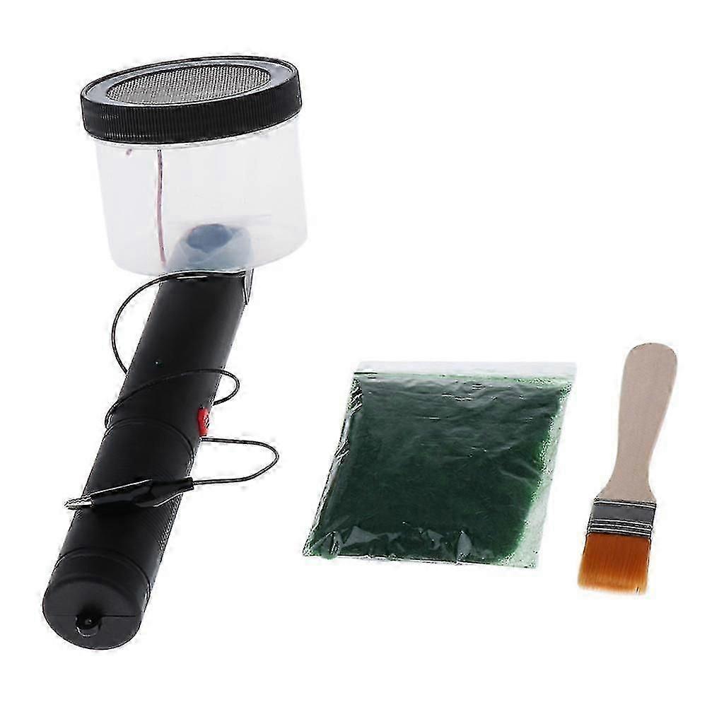 Portable Grass Flocking Machine Applicator Electrostatic Kit Model Sceneries hr