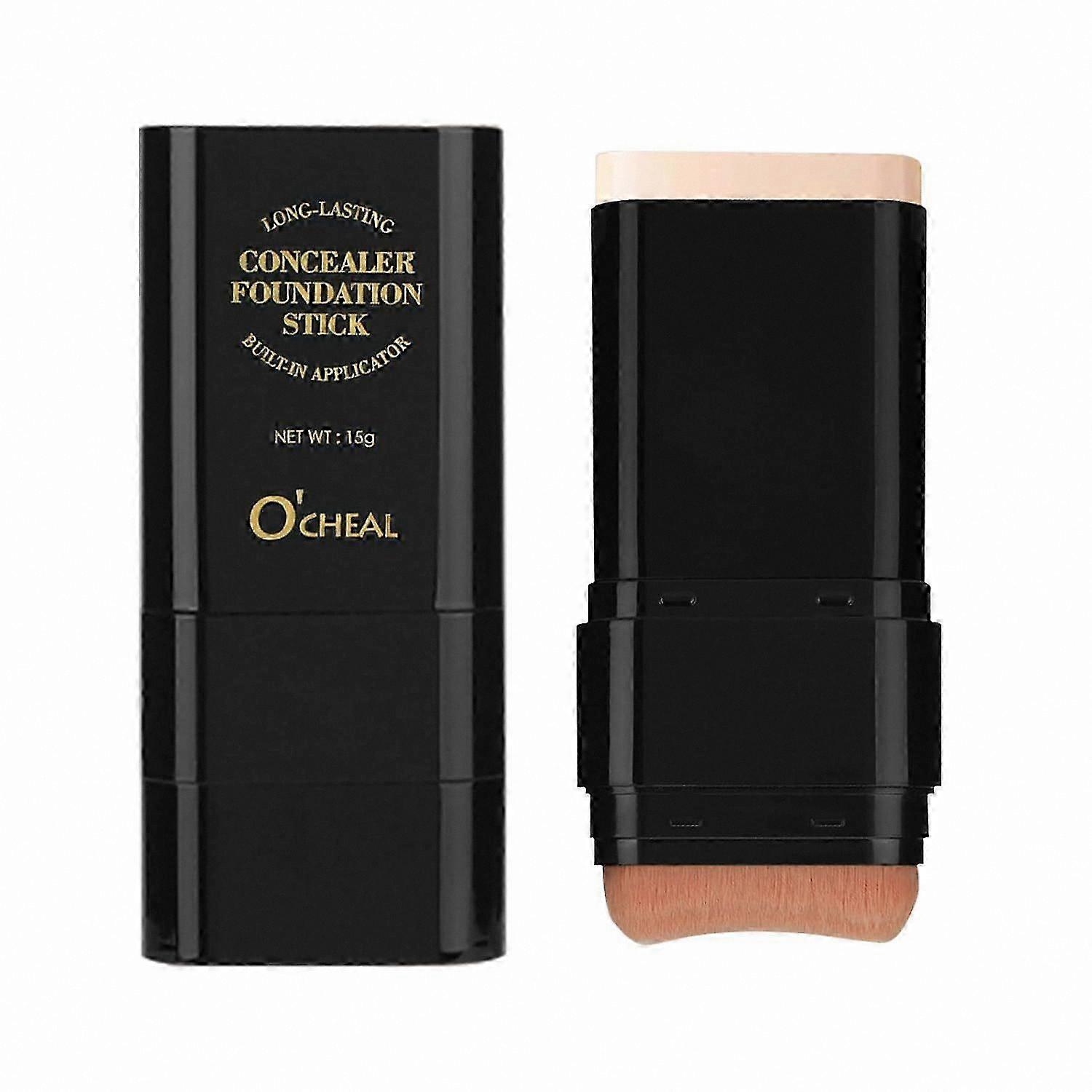 Long-lasting Brightening Concealer Stick for Contouring and Blemish Correction Lightweight Face Foundation Solution