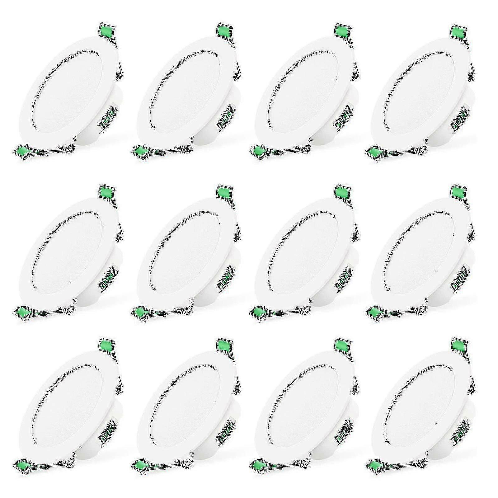 12pcs 7W White LED Downlight Recessed Ceiling Lights Spot Light