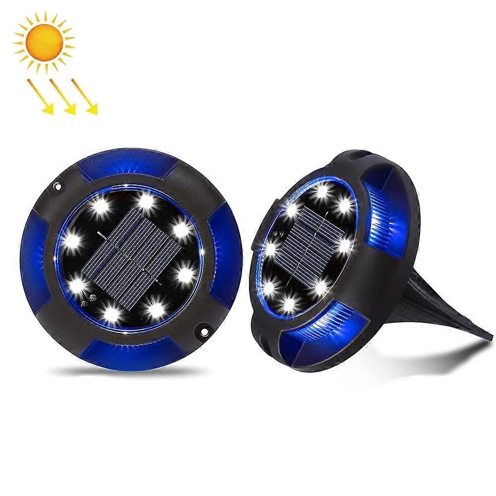 Solar Lamp, Spec: 8 LEDs White+Blue Light (Plastic Shell) 8 LEDs White+Blue Light (Plastic Shell)
