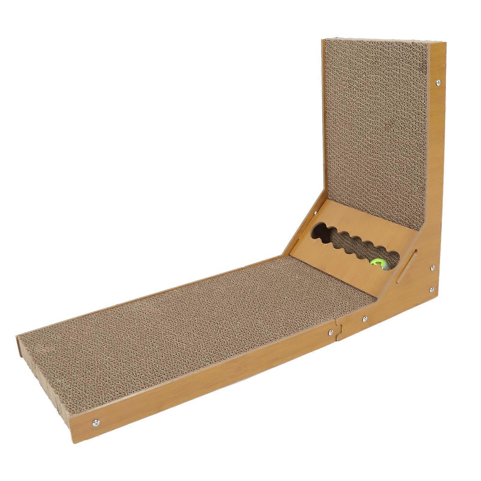 L Shape Durable Corrugated Cardboard Cat Scratcher Pad Type 1