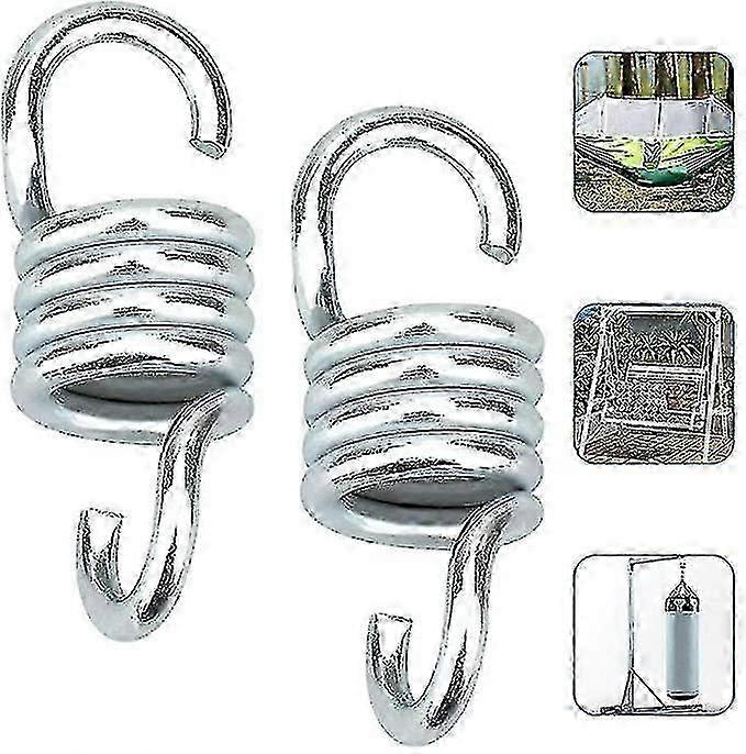 ハンモックチェアスプリングエクステンションスプリングスチールサスペンションフックスプリングハンギングポーチスイングエクステンションスプリングヘビーデューティエクステンション