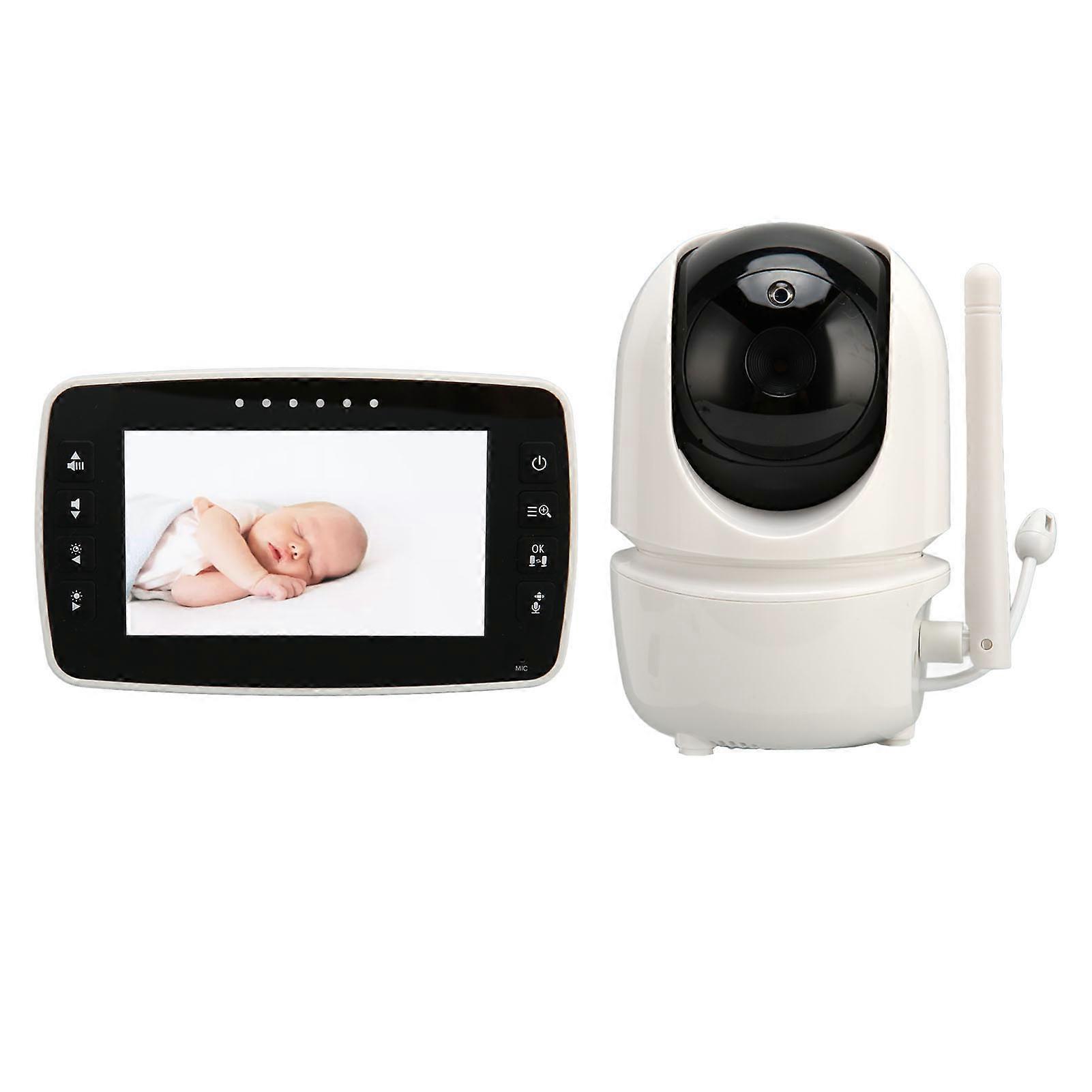 4.3in LCD Baby Monitor 900ft Range 720P Camera EU Plug Wireless