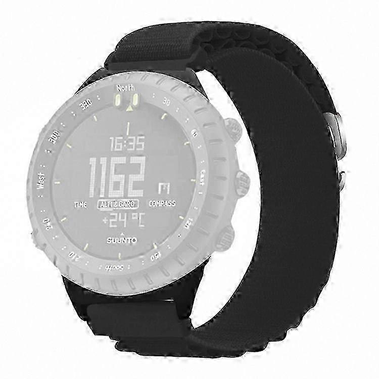 22mm Nylon Loop Watch Band for Suunto Core - Adjustable Wrist Strap with Connector