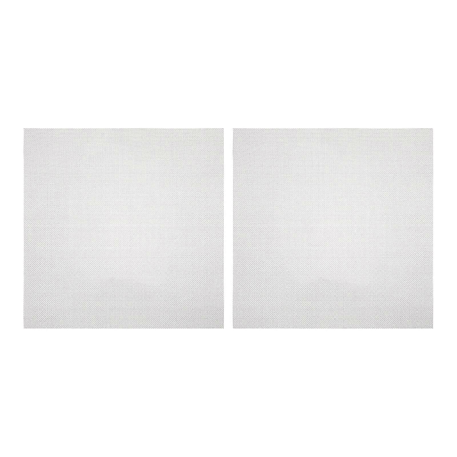 2 Pcs Stainless Steel Woven Wire Mesh Metal Mesh Mesh Proofing Mesh