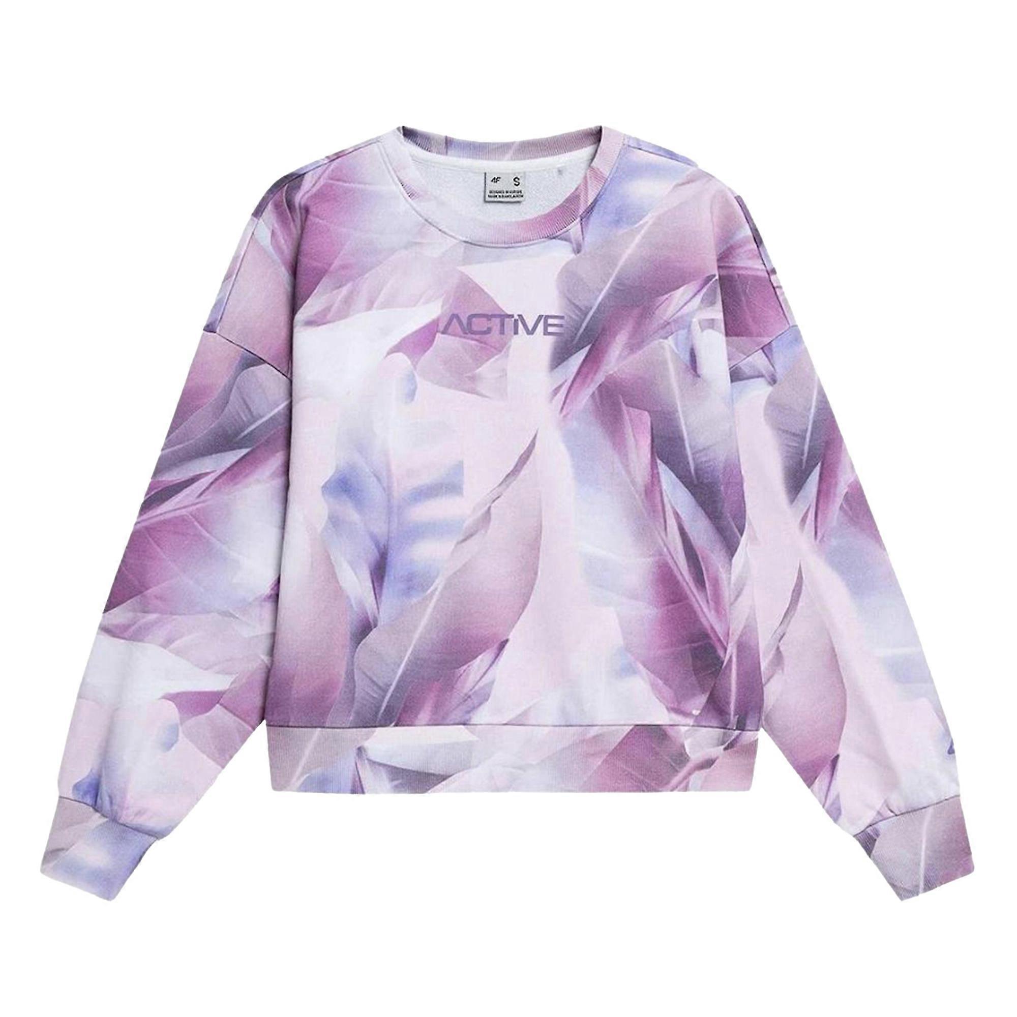 4F Dames/Dames All-Over Print Sweatshirt