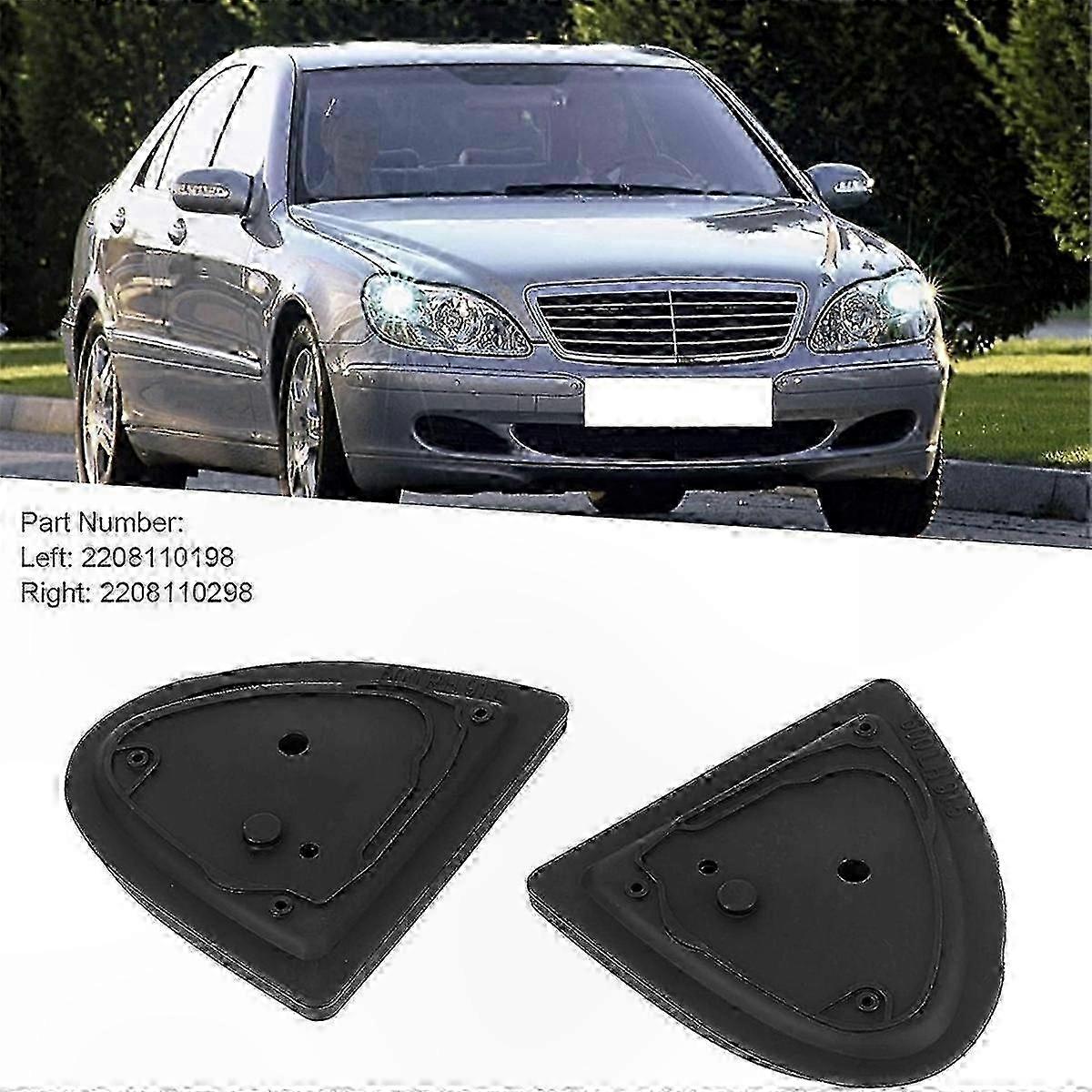 Exterior Mirror Gasket Rubber Seals for Rearview Mirrors Compatible with W220 2000-2005