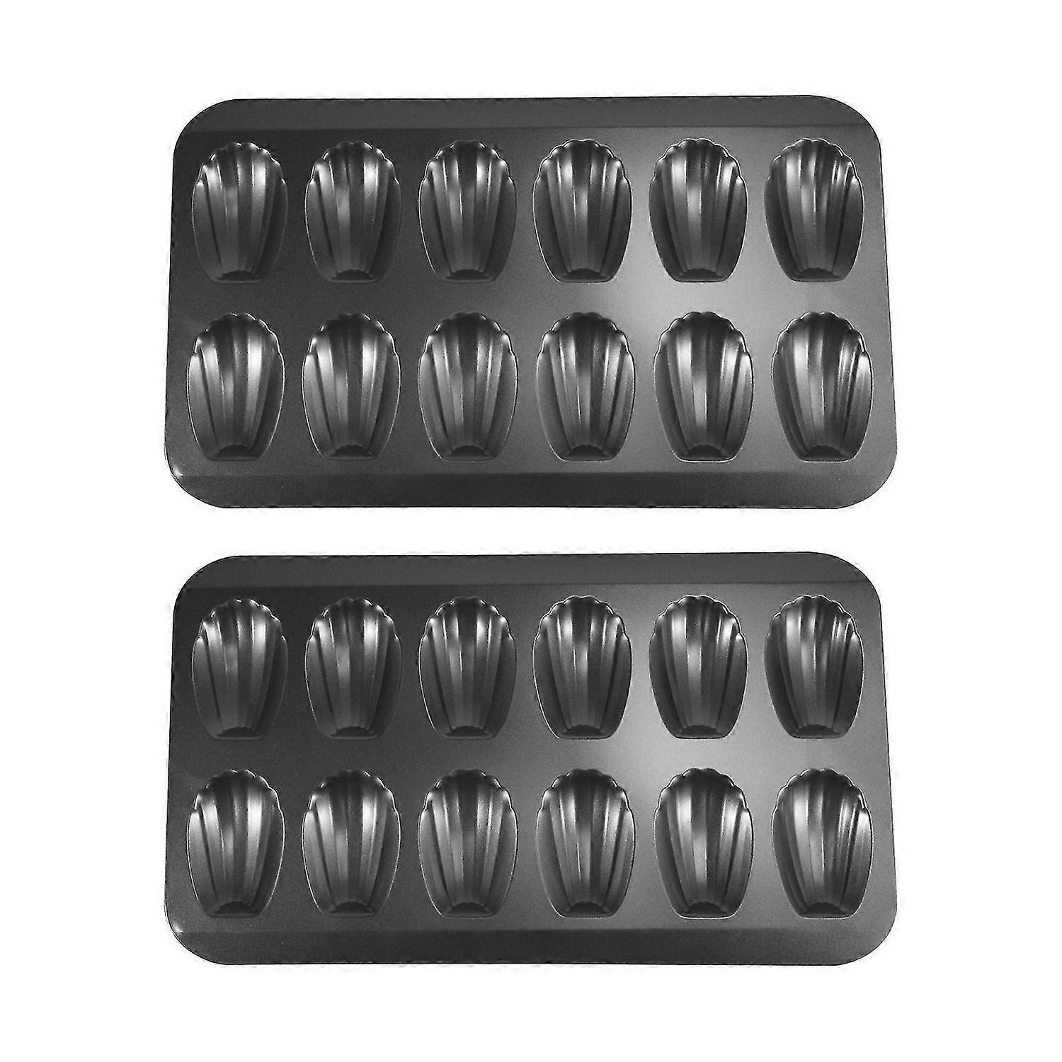 2 Packs Non-Stick Madeleine Pot