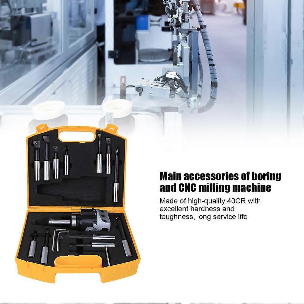 High Accuracy Boring Head Set C20-F1-18-12PCS 75mm 40Cr