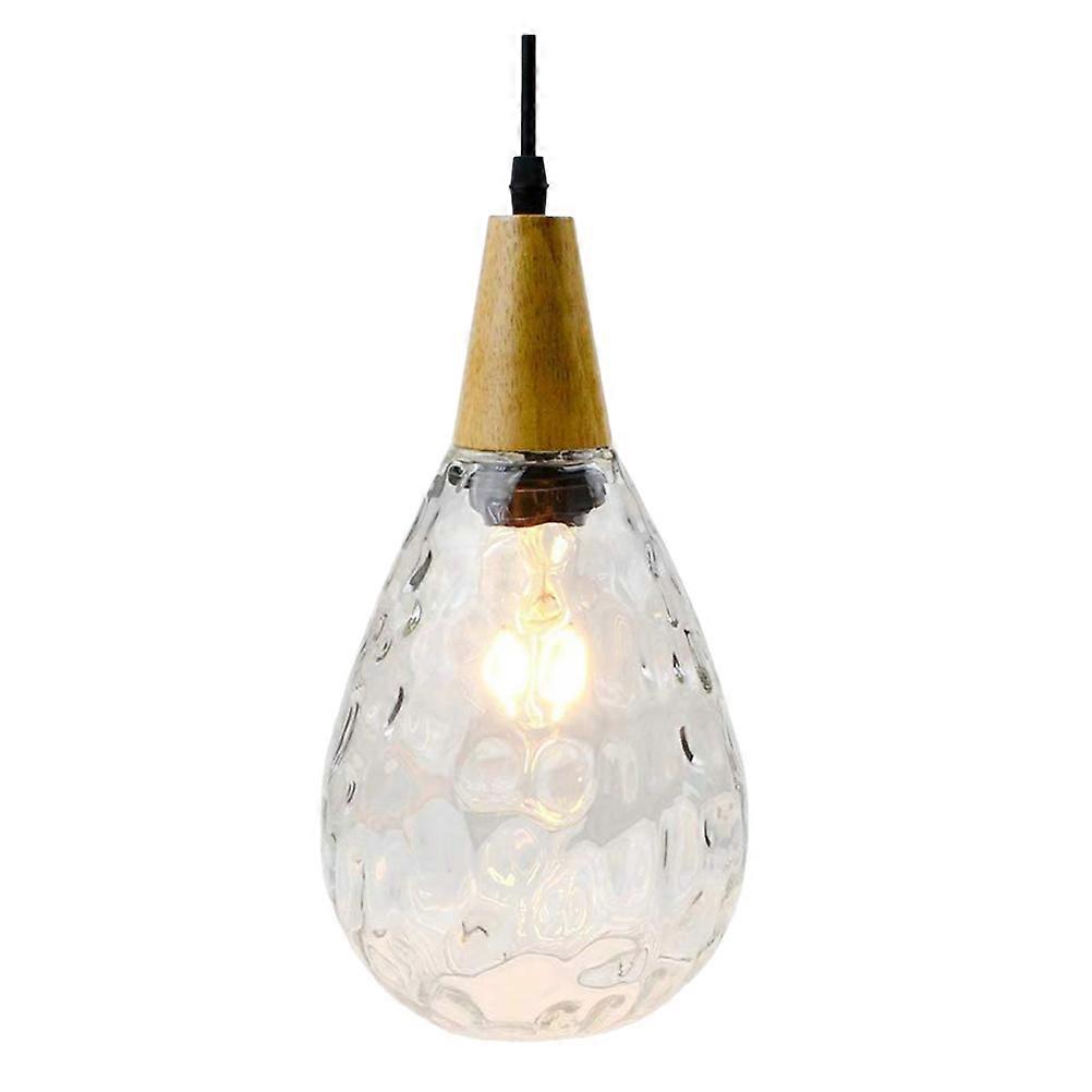 Plafonnier en verre goutte d’eau pour la décoration Utilisation Éclairage suspendu créatif