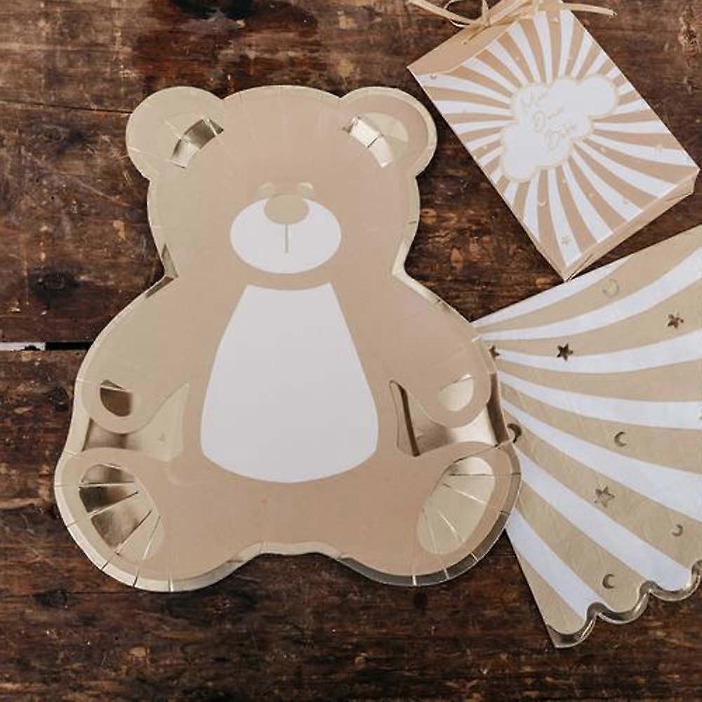 Teddy Bear Paper Plates