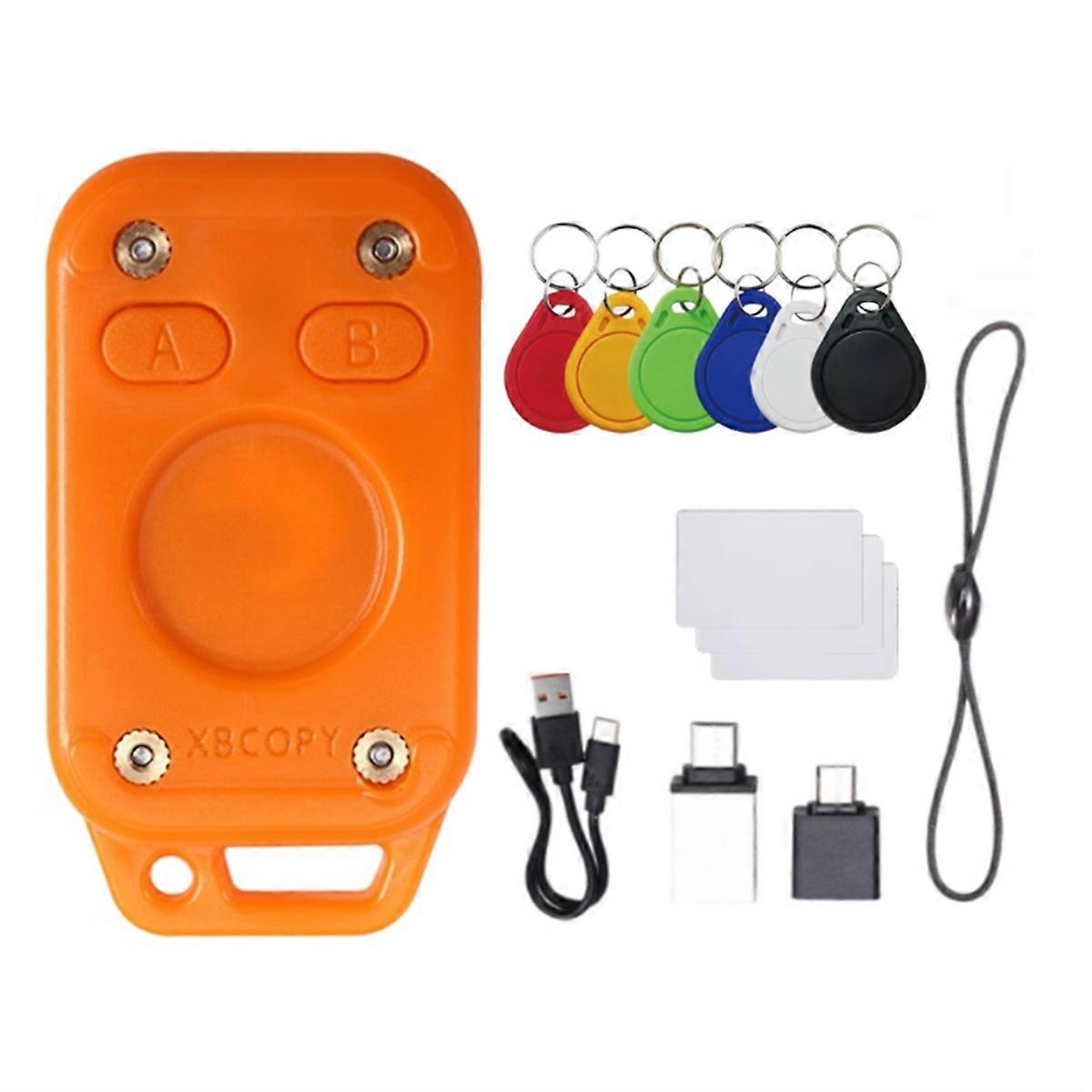Restart Chameleon V2.0 RFID Emulator 125Khz 13.56Mhz Reader 6UID Keychain+3CUID White Card Chameleo